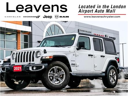 2021 Jeep Wrangler Unlimited Sahara (Stk: 15-U0879) in London - Image 1 of 24