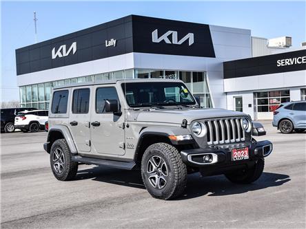 2023 Jeep Wrangler Sahara (Stk: LK00288T) in Chatham - Image 1 of 28