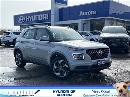 2022 Hyundai Venue Ultimate w/Black Interior (IVT) (Stk: 2600130A) in Aurora - Image 1 of 20
