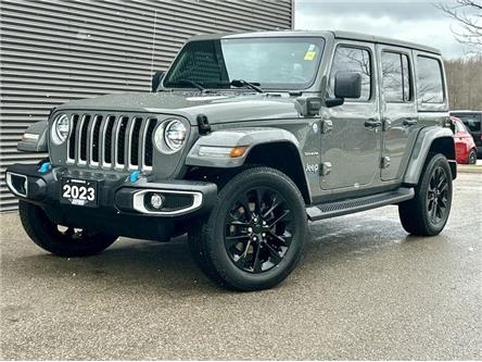 2023 Jeep Wrangler 4xe Sahara (Stk: UP10840A) in London - Image 1 of 33
