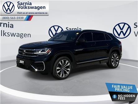 2021 Volkswagen Atlas Cross Sport 3.6 FSI Execline (Stk: VU1527) in Sarnia - Image 1 of 25