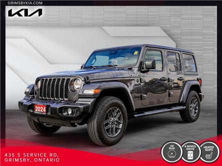2024 Jeep Wrangler 4 Door Sport 4 Door 4x4 | SOFT TOP INCLUDED | LOW KM (Stk: U3069) in Grimsby - Image 1 of 15