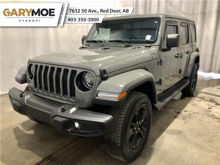 2021 Jeep Wrangler Unlimited Sahara (Stk: 5TU6290A) in Red Deer - Image 1 of 24