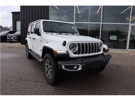 2024 Jeep Wrangler Sahara (Stk: 25-044A) in Ingersoll - Image 1 of 12