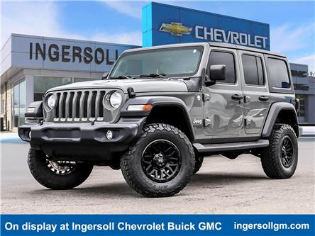 2021 Jeep Wrangler Unlimited Sport (Stk: 25195B) in Ingersoll - Image 1 of 22