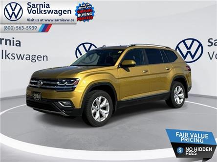 2018 Volkswagen Atlas 3.6 FSI Highline (Stk: VU1532) in Sarnia - Image 1 of 26