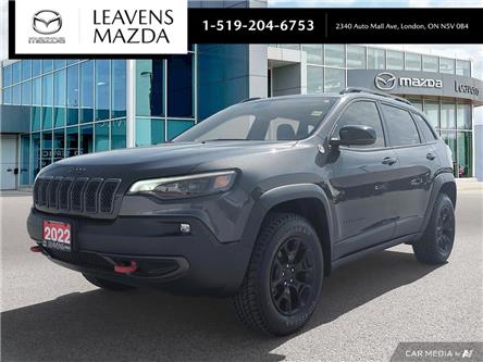 2022 Jeep Cherokee Trailhawk (Stk: 14-P0740) in London - Image 1 of 27