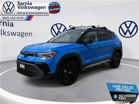 2025 Volkswagen Taos Comfortline Black Edition (Stk: V25117) in Sarnia - Image 1 of 25