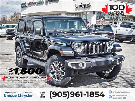 2025 Jeep Wrangler Sahara 4 Door 4x4| LEATHER| SAFETY GROUP| TECH| (Stk: S156) in Burlington - Image 1 of 25