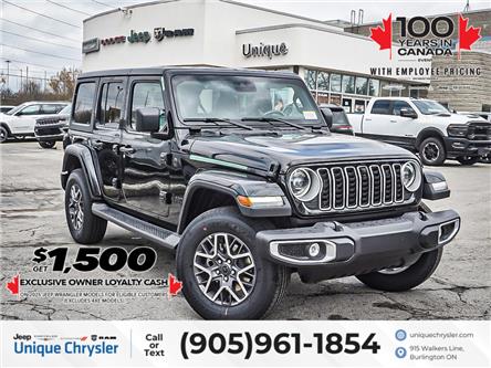 2025 Jeep Wrangler Sahara 4 Door 4x4| LEATHER| SAFETY GROUP| TECH| (Stk: S155) in Burlington - Image 1 of 25