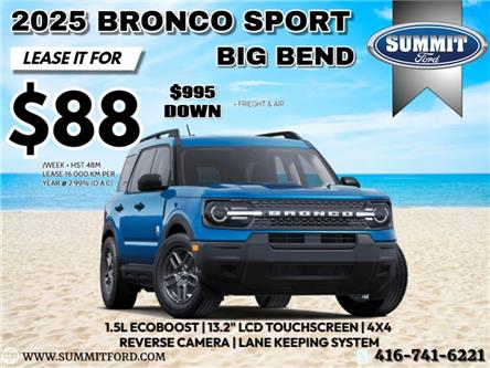 2025 Ford Bronco Sport Big Bend (Stk: 25BS274) in Toronto - Image 1 of 2