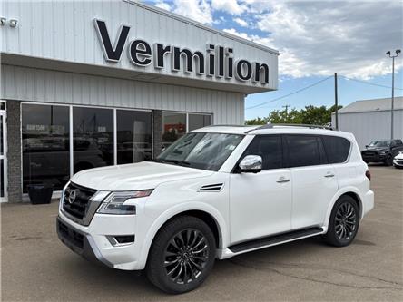 2023 Nissan Armada Platinum (Stk: 25WA1208A) in Vermilion - Image 1 of 15