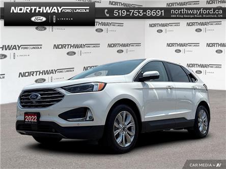 2022 Ford Edge Titanium (Stk: DR1043) in Brantford - Image 1 of 23