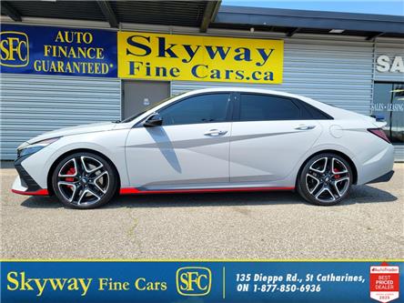 2022 Hyundai Elantra N DCT|1 OWNER | NAVI | SUNROOF | BLIND SPOT | R-CAM (Stk: R22117A) in St. Catharines - Image 1 of 26