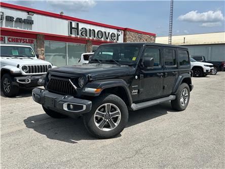 2021 Jeep Wrangler Unlimited Sahara (Stk: U3822) in Hanover - Image 1 of 11