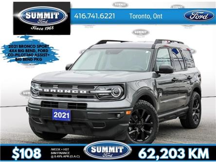 2021 Ford Bronco Sport Big Bend (Stk: 25BS390A) in Toronto - Image 1 of 25