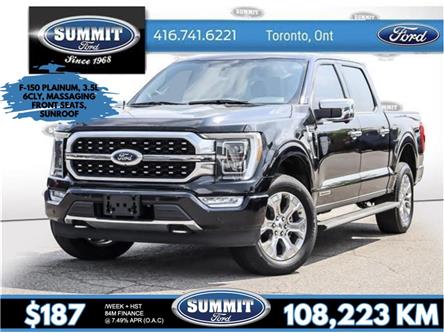 2021 Ford F-150 Platinum (Stk: P23556) in Toronto - Image 1 of 30