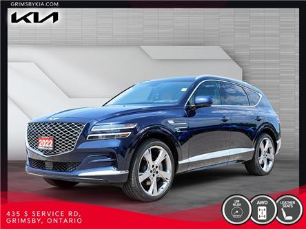 2022 Genesis GV80 3.5T Prestige AWD | 7 PASSENGER | 360 BACK UP (Stk: u3100) in Grimsby - Image 1 of 18