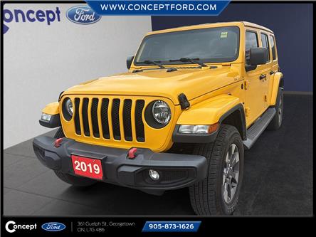 2019 Jeep Wrangler Unlimited Sahara (Stk: F51584A) in GEORGETOWN - Image 1 of 9
