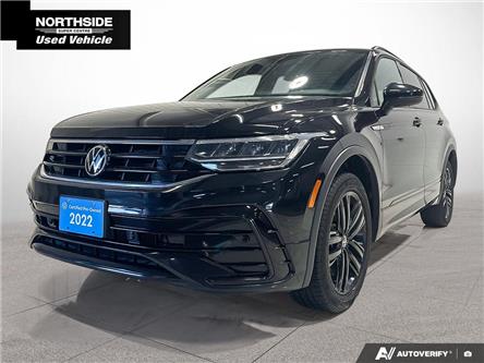 2022 Volkswagen Tiguan Comfortline R-Line Black Edition (Stk: V1143) in Sault Ste. Marie - Image 1 of 26