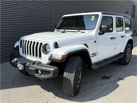 2021 Jeep Wrangler Unlimited Sahara (Stk: 25389B) in London - Image 1 of 15