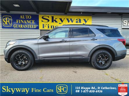 2023 Ford Explorer TIMBERLINE AWD | NAVI | LANE ASSIST | 360 CAM (Stk: H22395A) in St. Catharines - Image 1 of 33 2023 Ford Explorer TIMBERLINE AWD | NAVI | LANE ASSIST | 360 CAM (Stk: H22395A) in St. Catharines - Image 1 of 33