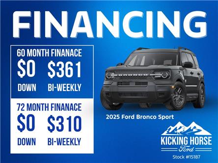 2025 Ford Bronco Sport Big Bend (Stk: 15187) in Golden - Image 1 of 19