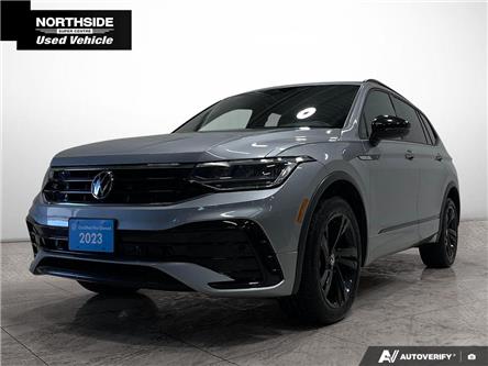 2023 Volkswagen Tiguan Comfortline R-Line Black (Stk: V1173) in Sault Ste. Marie - Image 1 of 28