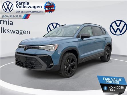 2026 Volkswagen Taos Comfortline Black Edition (Stk: V2608) in Sarnia - Image 1 of 25