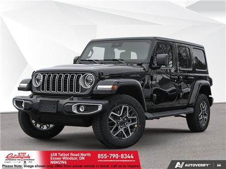 2025 Jeep Wrangler Sahara (Stk: 25129) in Essex-Windsor - Image 1 of 11