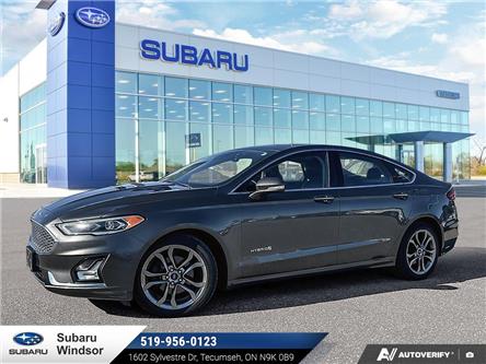 2019 Ford Fusion Hybrid Titanium (Stk: 0591A) in Tecumseh - Image 1 of 26