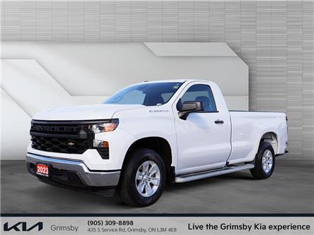 2023 Chevrolet Silverado 1500 Work Truck | 8 FT BED | LOW KM | CRUISE CONTROL (Stk: U3177) in Grimsby - Image 1 of 20 2023 Chevrolet Silverado 1500 Work Truck | 8 FT BED | LOW KM | CRUISE CONTROL (Stk: U3177) in Grimsby - Image 1 of 20