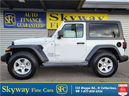 2019 Jeep Wrangler SPORT 4X4 | AIR COND | LOCAL TRADE | LOW MILEAGE (Stk: H22444A) in St. Catharines - Image 1 of 24