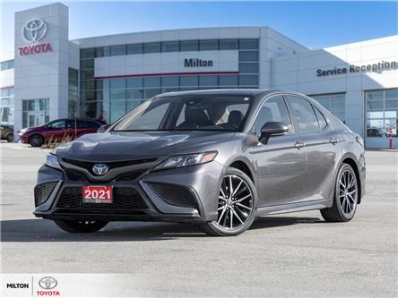 2021 Toyota Camry Hybrid SE (Stk: 015539) in Milton - Image 1 of 28