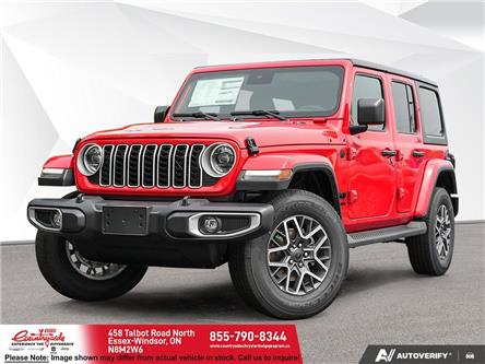 2025 Jeep Wrangler Sahara (Stk: 25179) in Essex-Windsor - Image 1 of 17