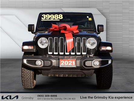 2021 Jeep Wrangler Unlimited Sahara 4x4 | CLEAN CAR FAX | FREEDOM TOP (Stk: U3038) in Grimsby - Image 1 of 16