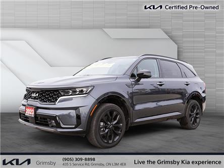 2023 Kia Sorento SX | RED LEATHER | LOW KM | HEATED STEERING | NAVI (Stk: U3159) in Grimsby - Image 1 of 19