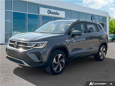 2023 Volkswagen Taos Highline (Stk: KU0417) in Okotoks - Image 1 of 25
