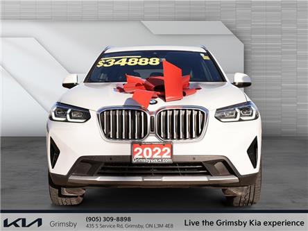 2022 BMW X3 Sports Activity Vehicle  | AWD | NAVI | LEATHER (Stk: U3121) in Grimsby - Image 1 of 17
