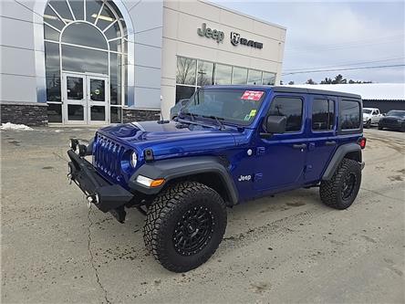 2019 Jeep Wrangler Unlimited Sport (Stk: T013B) in Miramichi - Image 1 of 13