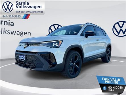 2026 Volkswagen Taos Comfortline Black Edition (Stk: V2624) in Sarnia - Image 1 of 25