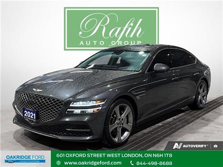 2021 Genesis G80 3.5T Prestige (Stk: U16549) in London - Image 1 of 29