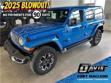 2025 Jeep Wrangler Sahara (Stk: 24880) in Fort Macleod - Image 1 of 27