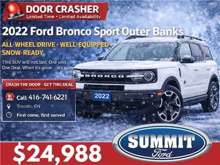 2022 Ford Bronco Sport Outer Banks (Stk: P23797) in Toronto - Image 1 of 25 2022 Ford Bronco Sport Outer Banks (Stk: P23797) in Toronto - Image 1 of 25