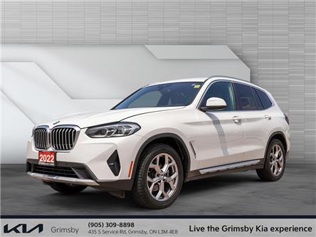 2022 BMW X3 Sports Activity Vehicle  | AWD | NAVI | LEATHER (Stk: U3121) in Grimsby - Image 1 of 16