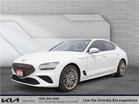 2022 Genesis G70 2.0T Advanced AWD | NAVI | PANO ROOF | RED LEATHER (Stk: U3123) in Grimsby - Image 1 of 19