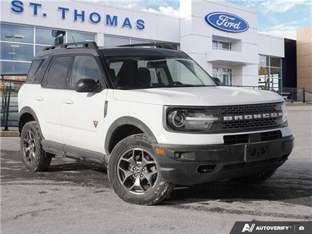 2023 Ford Bronco Sport Badlands (Stk: 6077A) in St. Thomas - Image 1 of 27