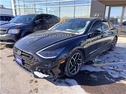 2021 Hyundai Sonata N Line (Stk: S195A) in Chatham - Image 1 of 24 2021 Hyundai Sonata N Line (Stk: S195A) in Chatham - Image 1 of 24