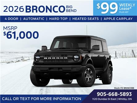 2026 Ford Bronco Big Bend (Stk: FO-BRONCOBB) in Whitby - Image 1 of 10