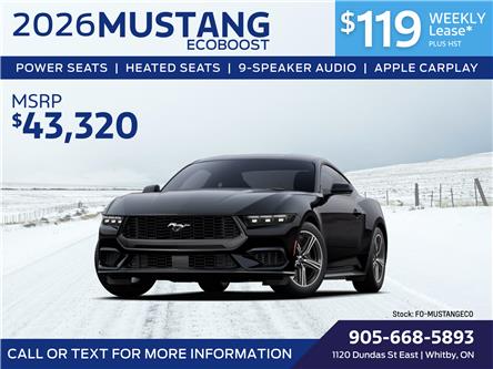 2026 Ford Mustang EcoBoost (Stk: FO-MUSTANGECO) in Whitby - Image 1 of 10